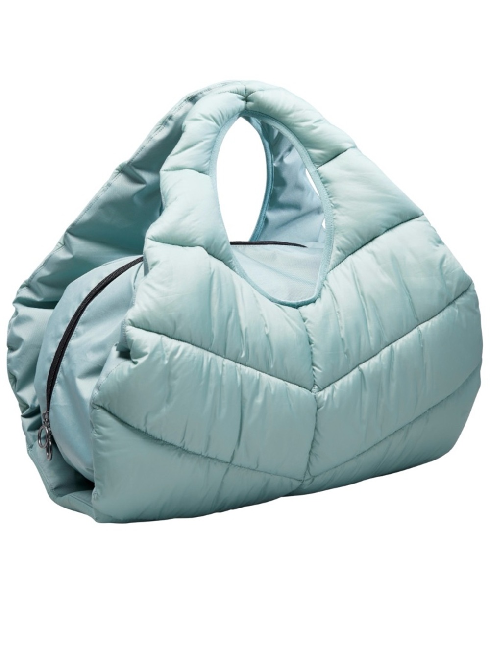 ✨ TRENDING: Decathlon "Doudoune" Puffer Gym-to-Street Bag ✨ mint green